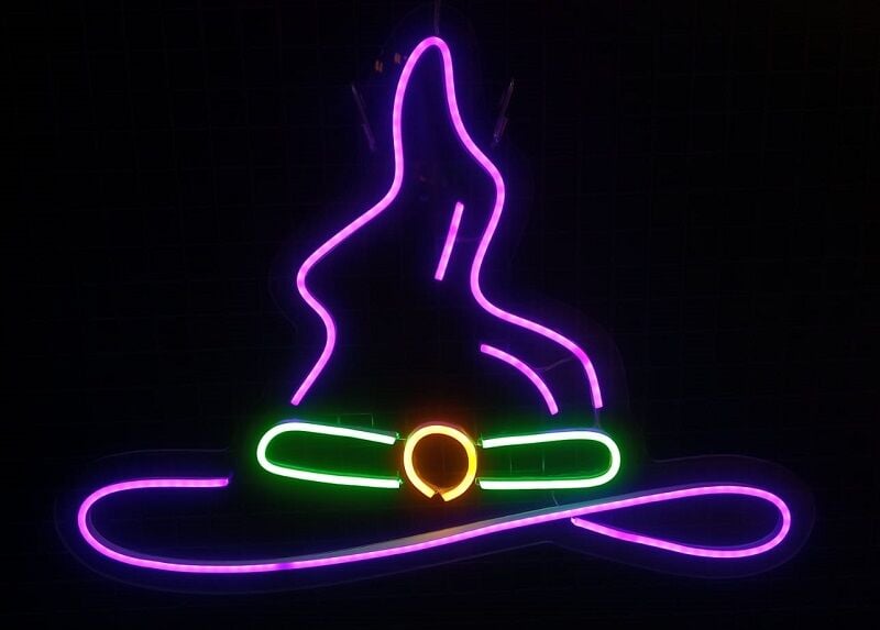 Cadı Şapkası Led Neon