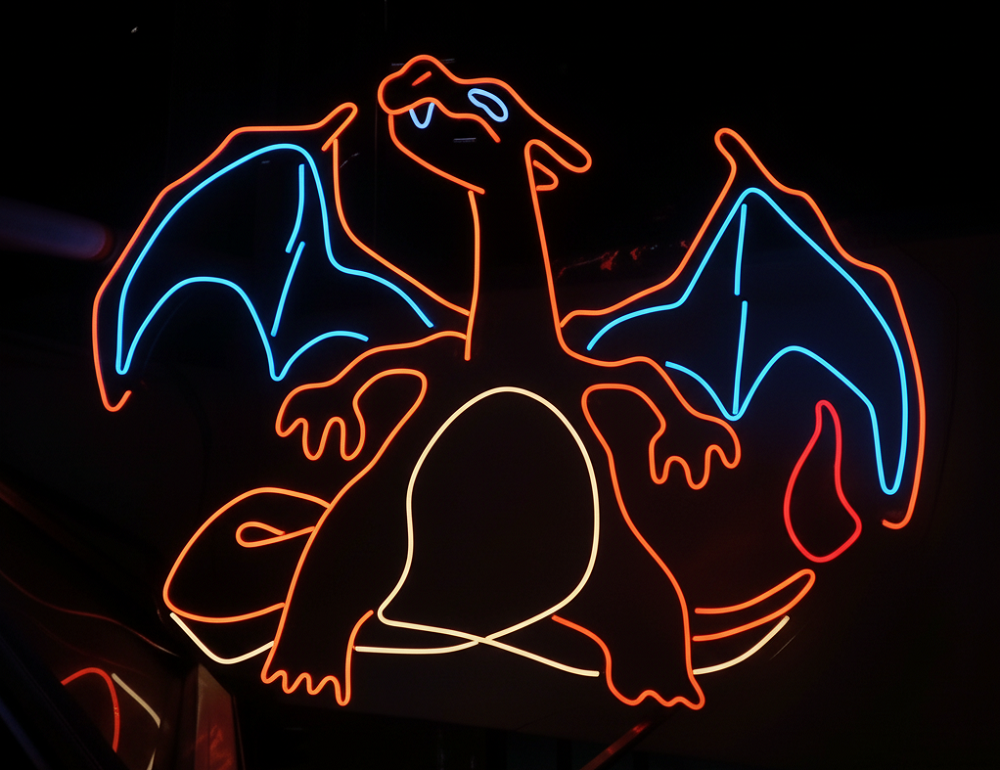 Charizart Pokemon Led Neon