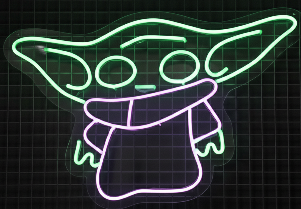 Bebek Yoda Led Neon
