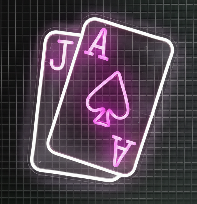 İskambil Kart Led Neon
