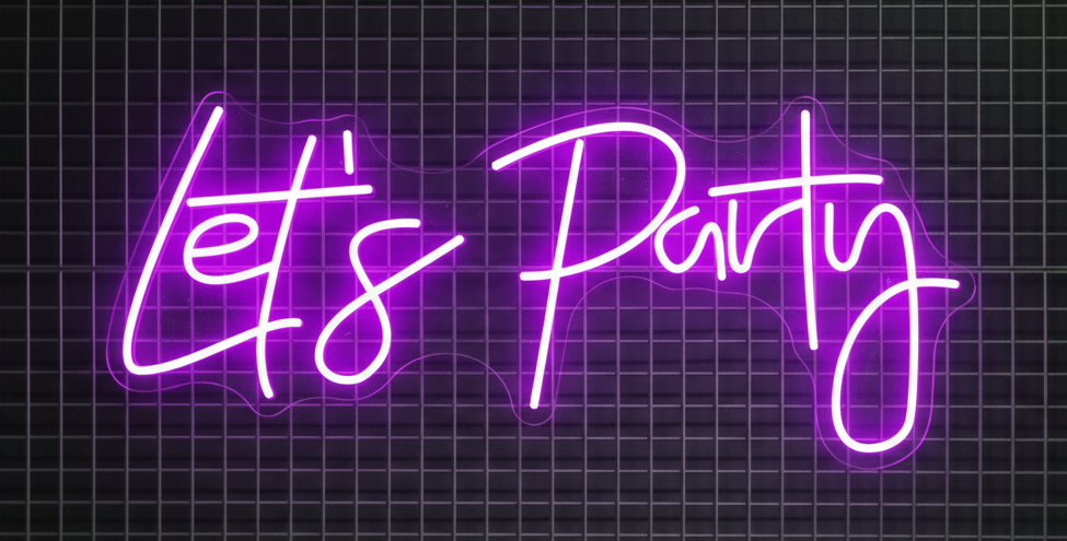 Let's Party Led Neon