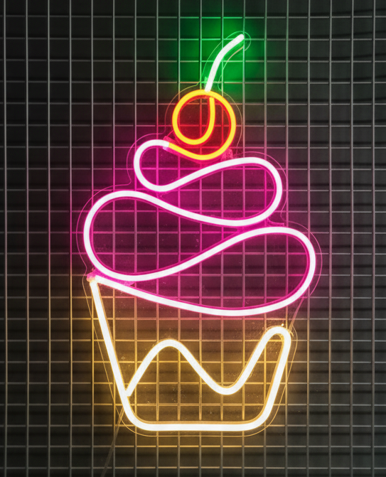 Cup Cake Led Neon