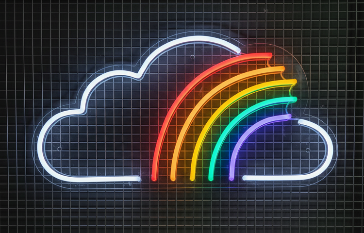 Bulut & Gökkuşağı Led Neon