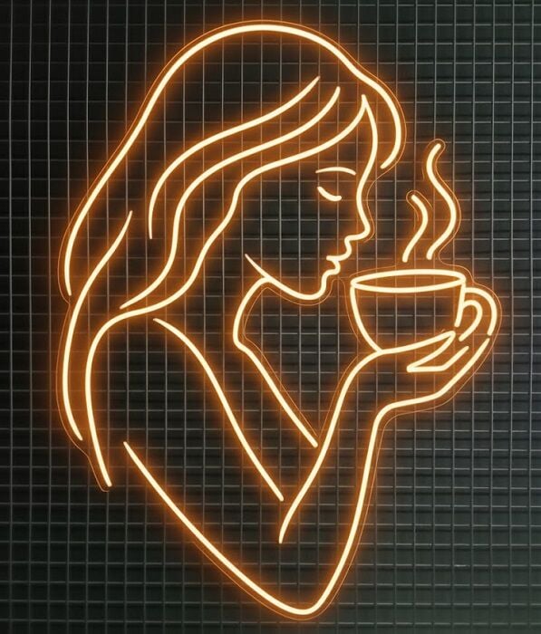 Kahve Kokusu Led Neon