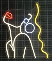 Küpeli Kadın  Led Neon