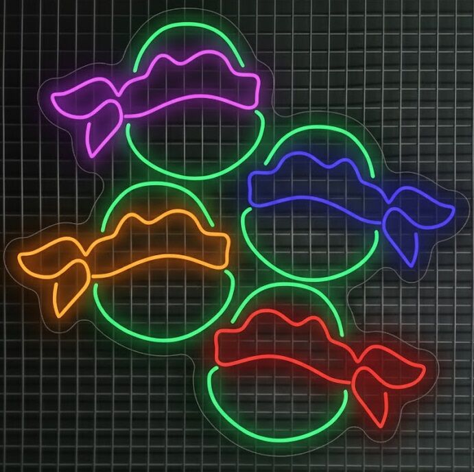 Ninja Kaplumbağalar Led Neon
